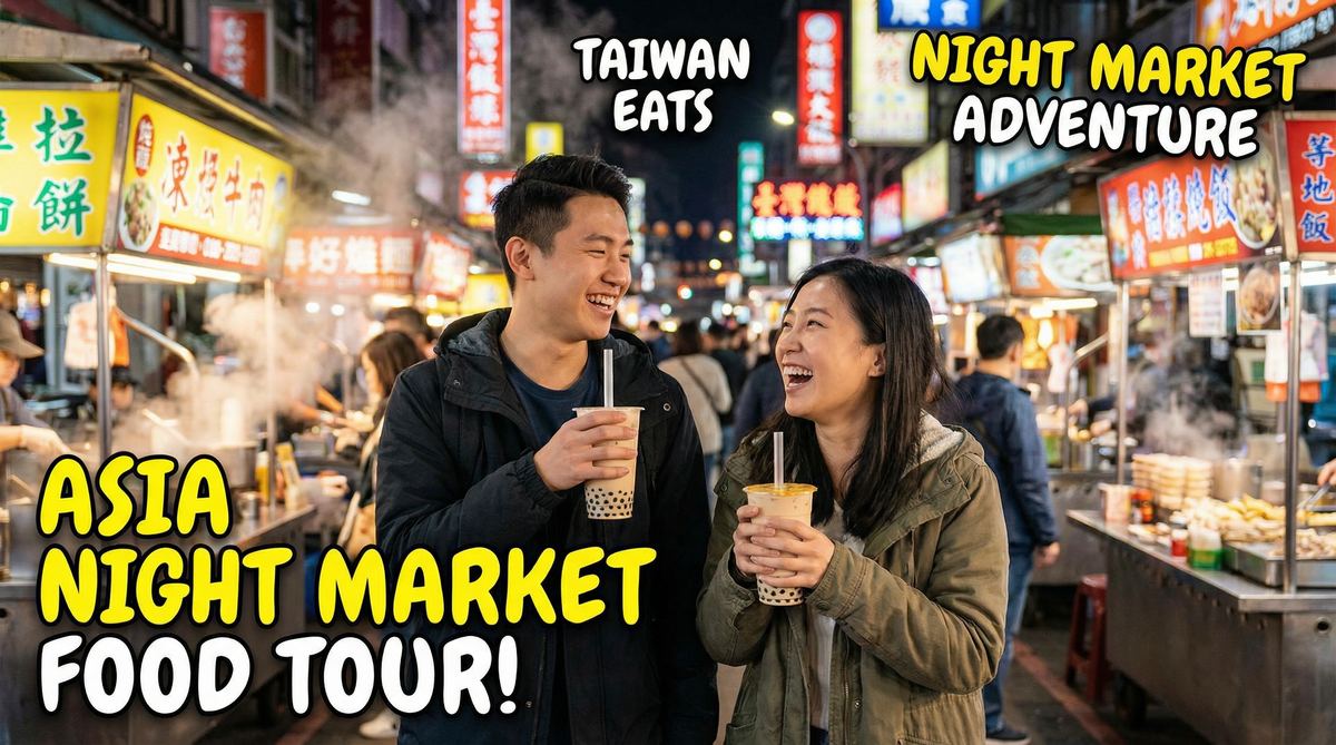 糖心vlog旅行视频夜市美食